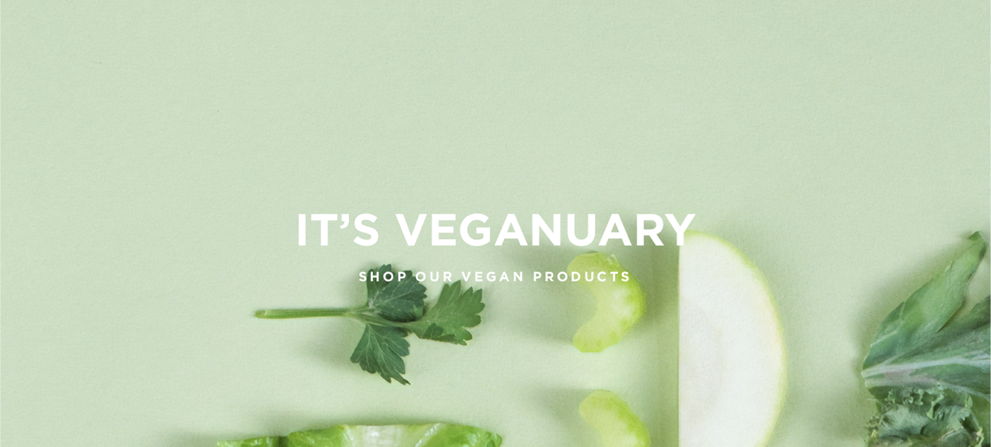 It’s Veganuary – our vegan options for your skin